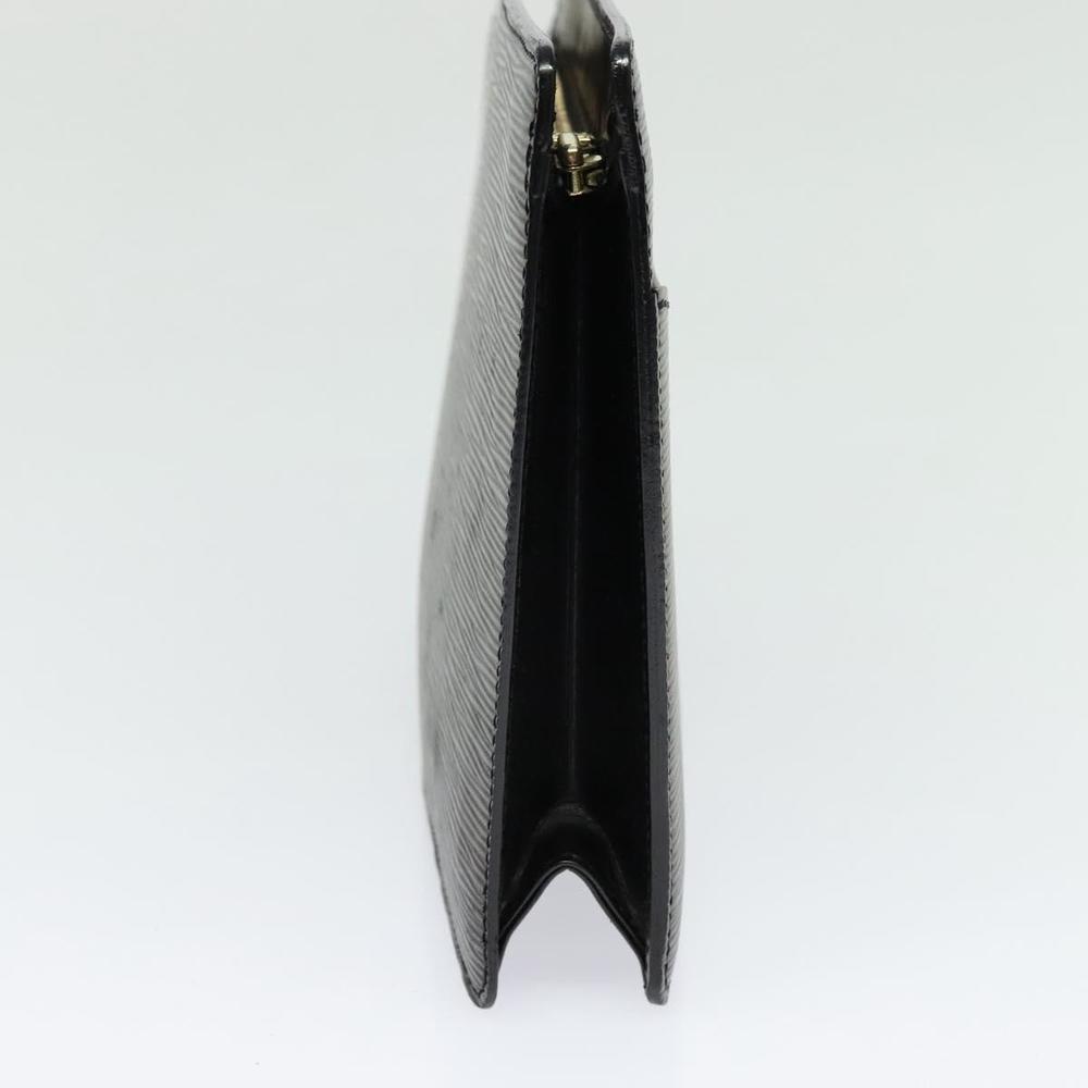 LOUIS VUITTON Epi Pochette Homme Clutch Bag Black Noir M52522 LV Auth 114672 - Picture 3 of 16